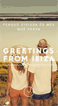 Mobile Screenshot of greetingsfromibiza.com